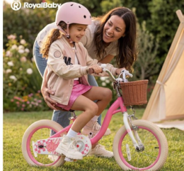 Gift Idea! RoyalBaby Girls Bike 14 Inch just $49.99 on WOOT!